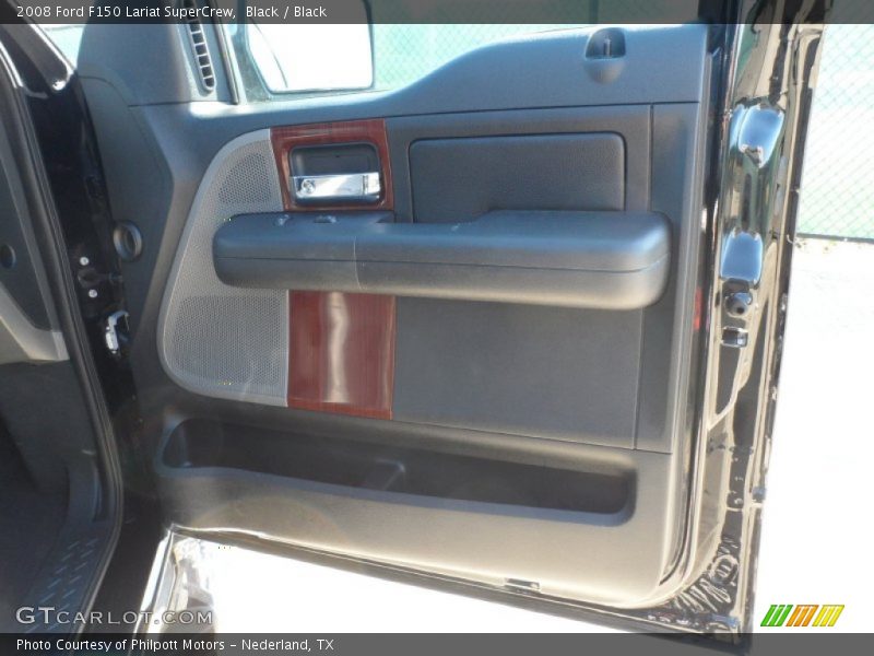 Black / Black 2008 Ford F150 Lariat SuperCrew
