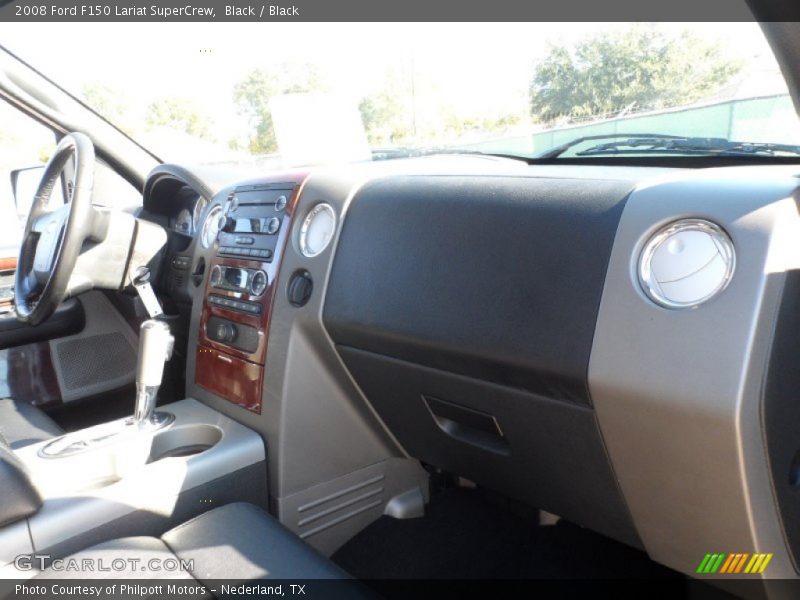 Black / Black 2008 Ford F150 Lariat SuperCrew