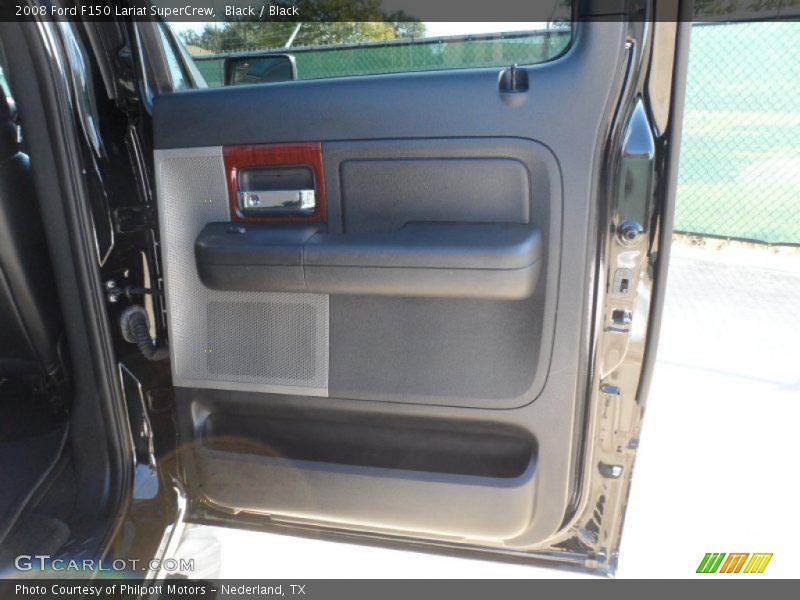 Black / Black 2008 Ford F150 Lariat SuperCrew