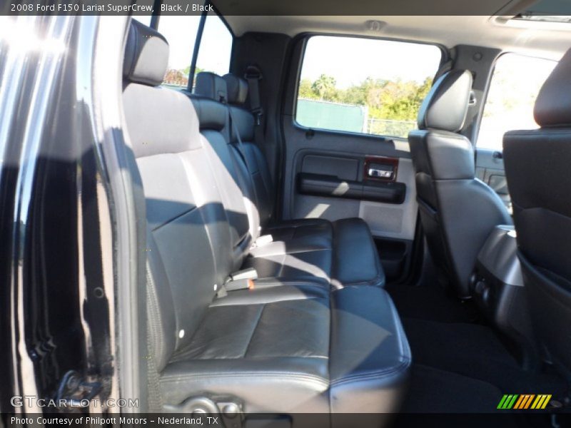 Black / Black 2008 Ford F150 Lariat SuperCrew