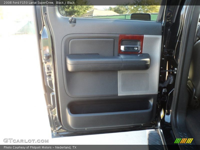 Black / Black 2008 Ford F150 Lariat SuperCrew