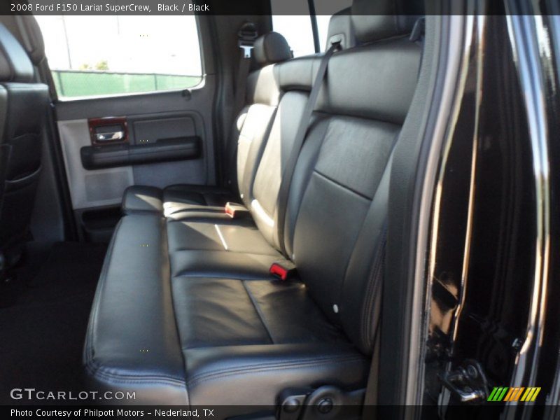 Black / Black 2008 Ford F150 Lariat SuperCrew