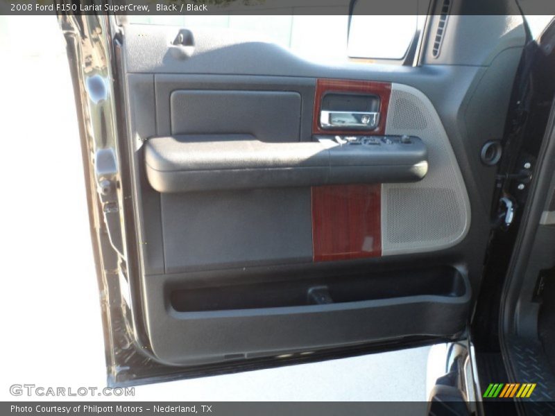 Black / Black 2008 Ford F150 Lariat SuperCrew