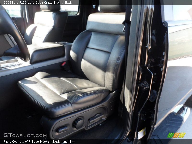 Black / Black 2008 Ford F150 Lariat SuperCrew