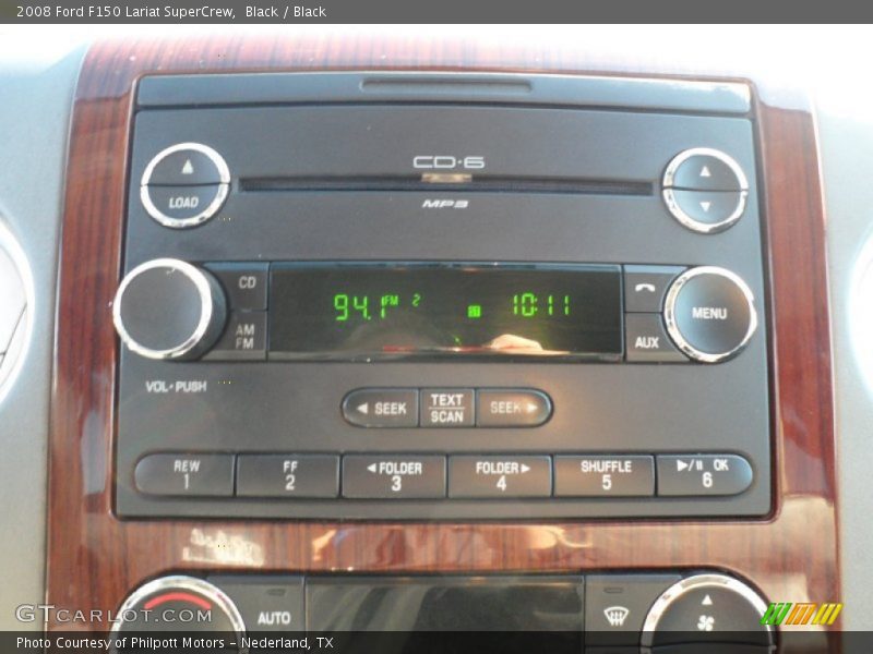 Black / Black 2008 Ford F150 Lariat SuperCrew