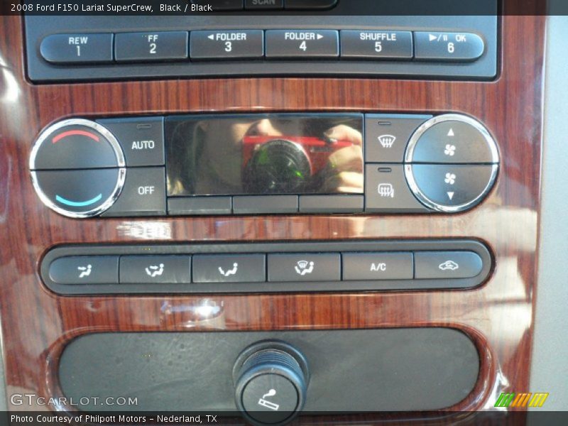 Black / Black 2008 Ford F150 Lariat SuperCrew