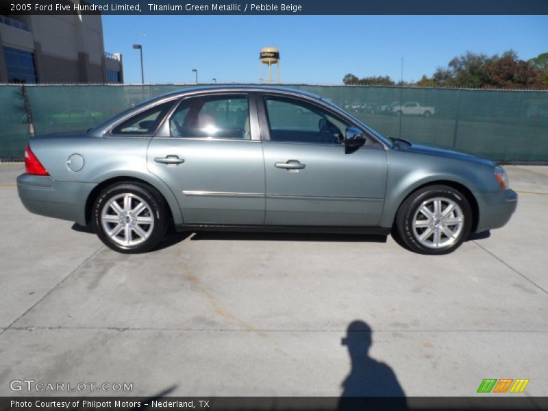 Titanium Green Metallic / Pebble Beige 2005 Ford Five Hundred Limited