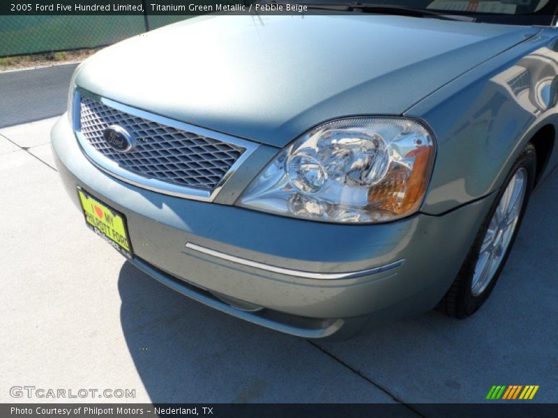 Titanium Green Metallic / Pebble Beige 2005 Ford Five Hundred Limited