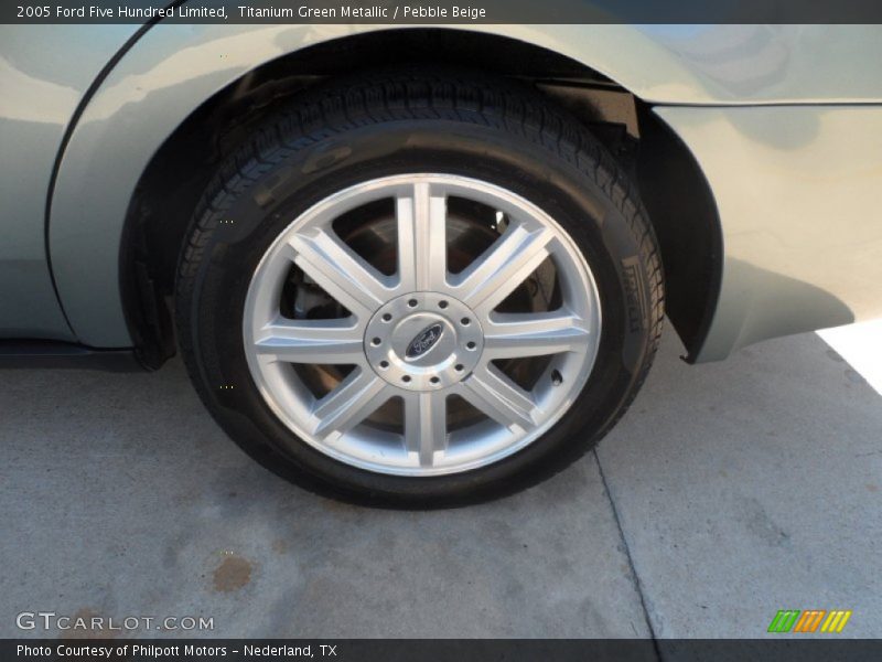 Titanium Green Metallic / Pebble Beige 2005 Ford Five Hundred Limited