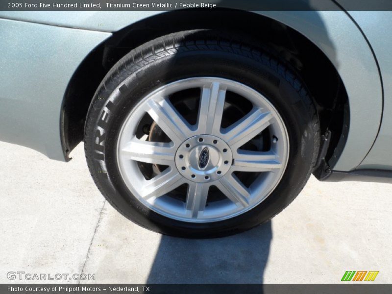 Titanium Green Metallic / Pebble Beige 2005 Ford Five Hundred Limited