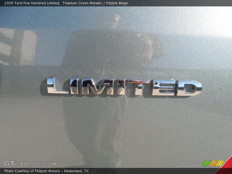 Titanium Green Metallic / Pebble Beige 2005 Ford Five Hundred Limited