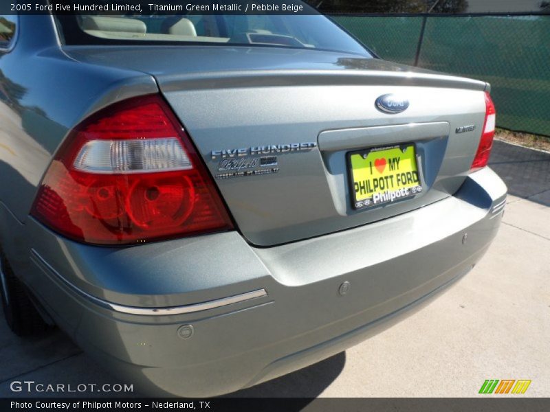 Titanium Green Metallic / Pebble Beige 2005 Ford Five Hundred Limited