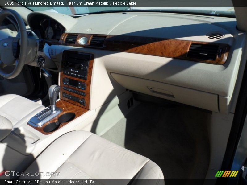Titanium Green Metallic / Pebble Beige 2005 Ford Five Hundred Limited
