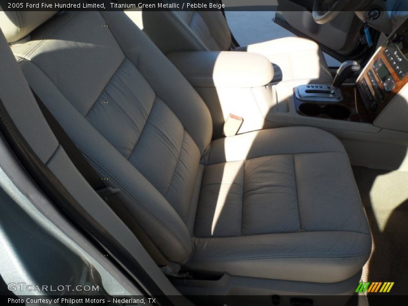 Titanium Green Metallic / Pebble Beige 2005 Ford Five Hundred Limited