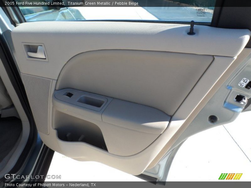 Titanium Green Metallic / Pebble Beige 2005 Ford Five Hundred Limited