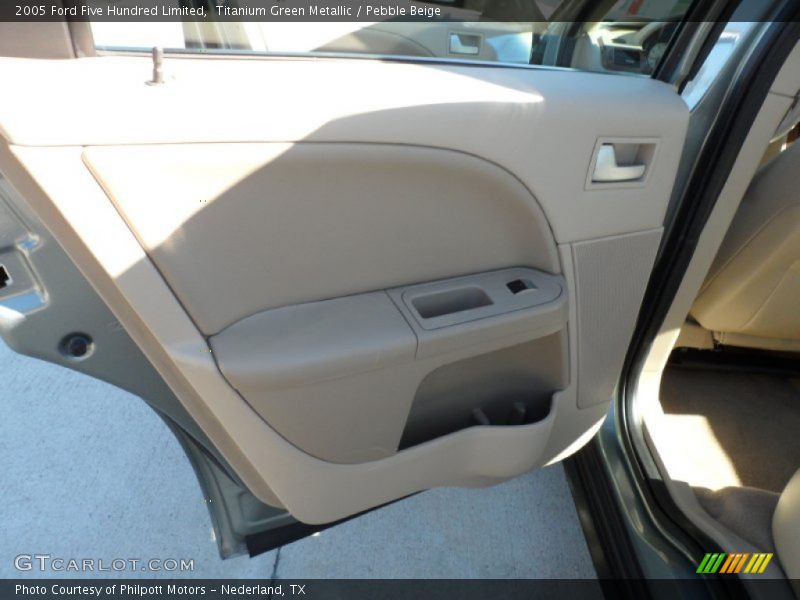 Titanium Green Metallic / Pebble Beige 2005 Ford Five Hundred Limited