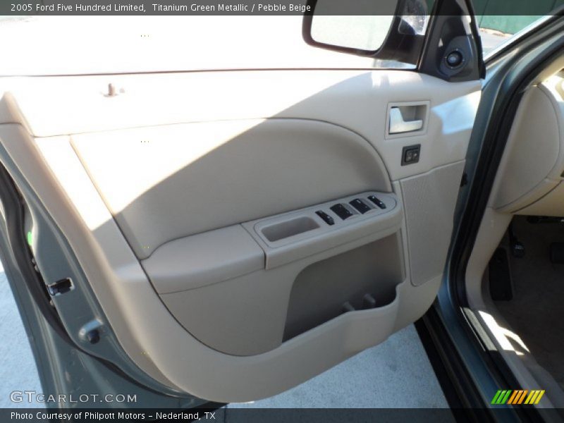 Titanium Green Metallic / Pebble Beige 2005 Ford Five Hundred Limited