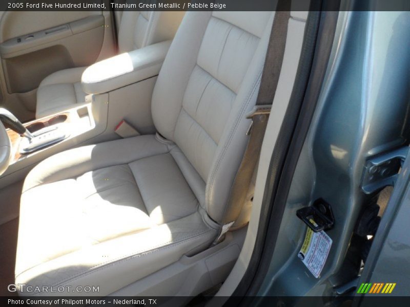 Titanium Green Metallic / Pebble Beige 2005 Ford Five Hundred Limited