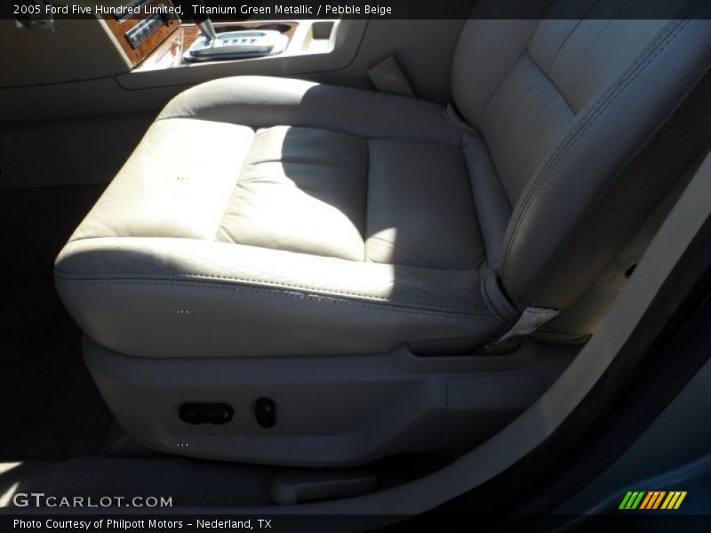 Titanium Green Metallic / Pebble Beige 2005 Ford Five Hundred Limited