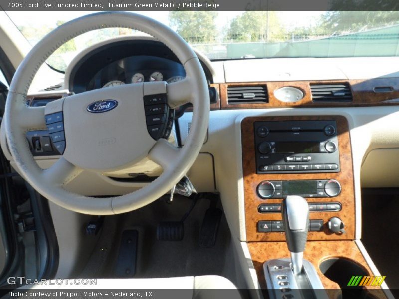 Titanium Green Metallic / Pebble Beige 2005 Ford Five Hundred Limited