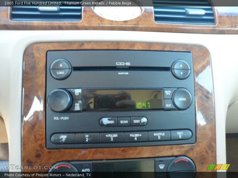 Titanium Green Metallic / Pebble Beige 2005 Ford Five Hundred Limited