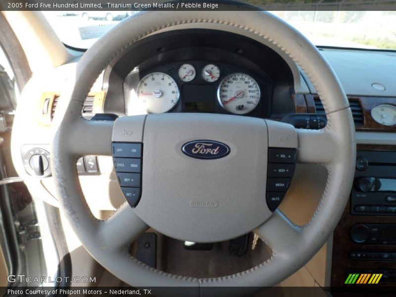 Titanium Green Metallic / Pebble Beige 2005 Ford Five Hundred Limited