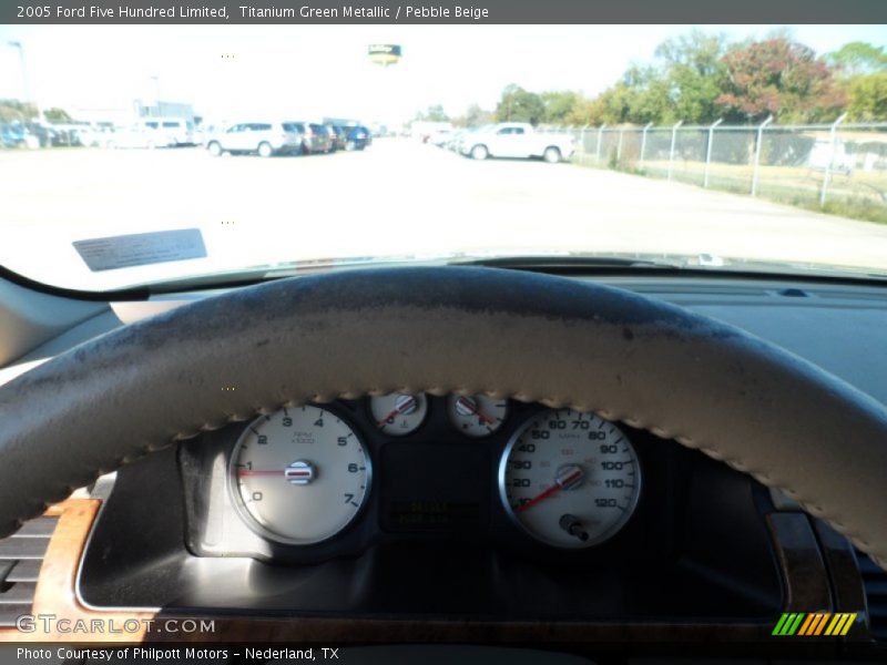 Titanium Green Metallic / Pebble Beige 2005 Ford Five Hundred Limited