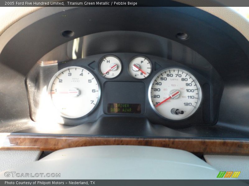  2005 Five Hundred Limited Limited Gauges