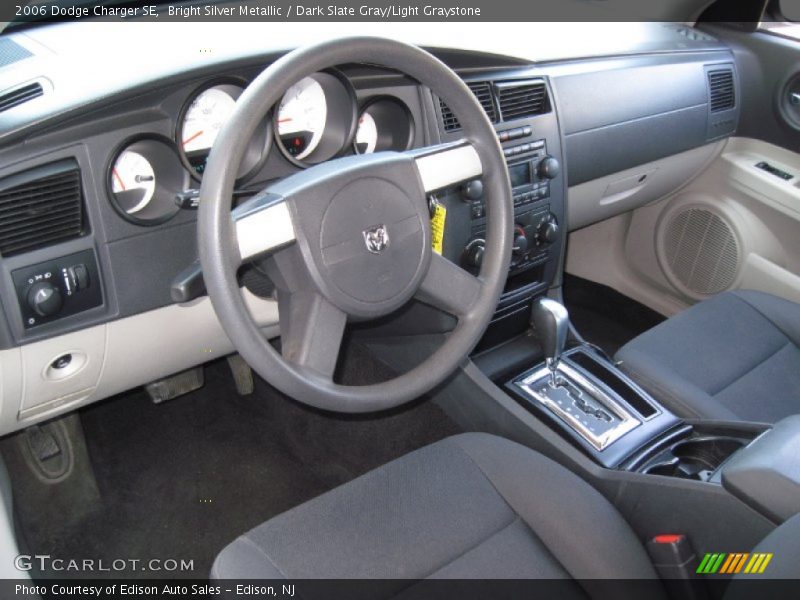 Bright Silver Metallic / Dark Slate Gray/Light Graystone 2006 Dodge Charger SE
