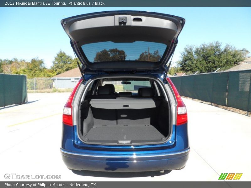 Atlantic Blue / Black 2012 Hyundai Elantra SE Touring