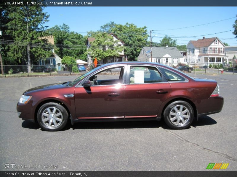 Cinnamon Metallic / Camel 2009 Ford Taurus SEL