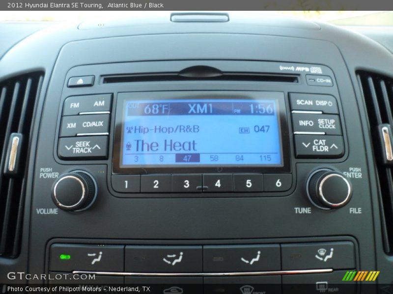 Audio System of 2012 Elantra SE Touring