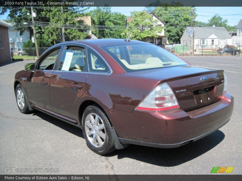 Cinnamon Metallic / Camel 2009 Ford Taurus SEL