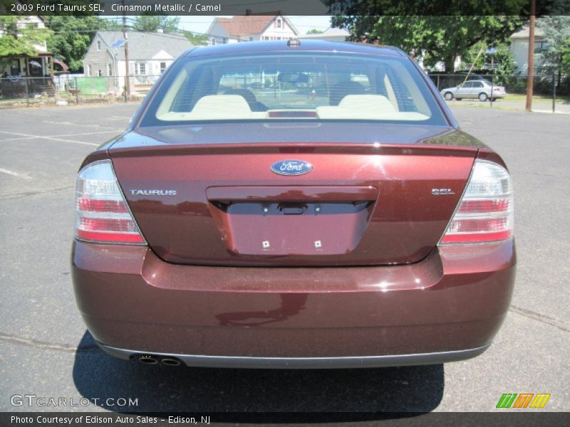 Cinnamon Metallic / Camel 2009 Ford Taurus SEL