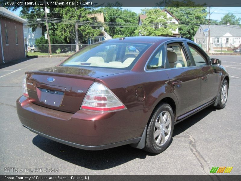 Cinnamon Metallic / Camel 2009 Ford Taurus SEL