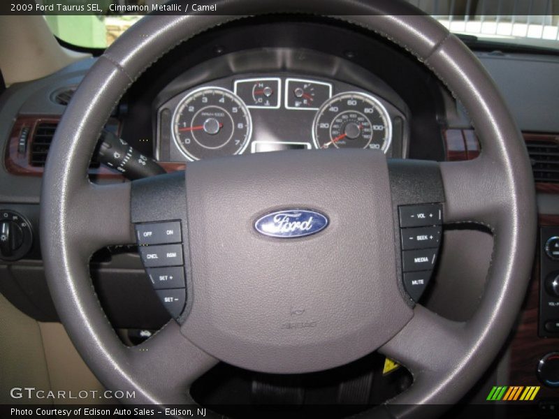 Cinnamon Metallic / Camel 2009 Ford Taurus SEL