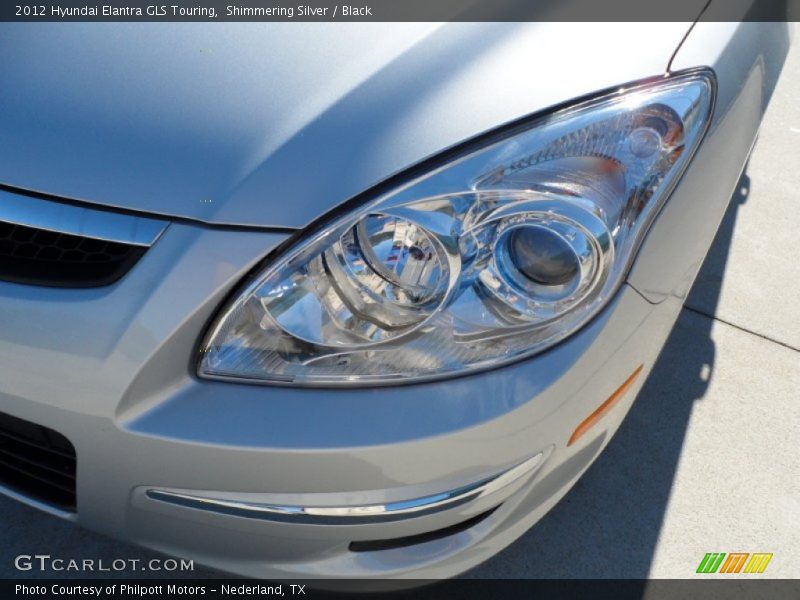 Shimmering Silver / Black 2012 Hyundai Elantra GLS Touring