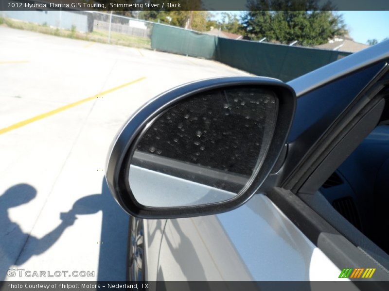 Shimmering Silver / Black 2012 Hyundai Elantra GLS Touring