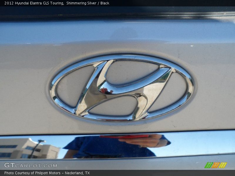 Shimmering Silver / Black 2012 Hyundai Elantra GLS Touring