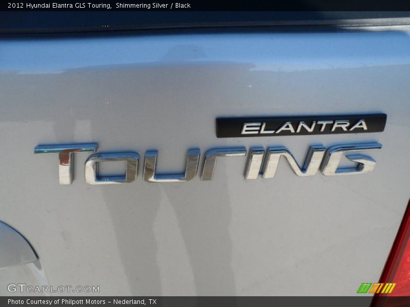Shimmering Silver / Black 2012 Hyundai Elantra GLS Touring