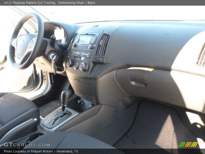 Shimmering Silver / Black 2012 Hyundai Elantra GLS Touring