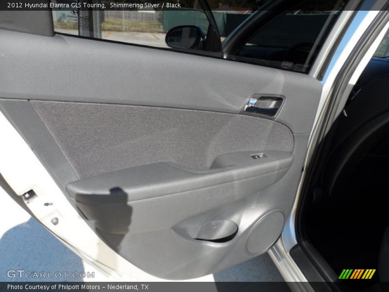 Shimmering Silver / Black 2012 Hyundai Elantra GLS Touring