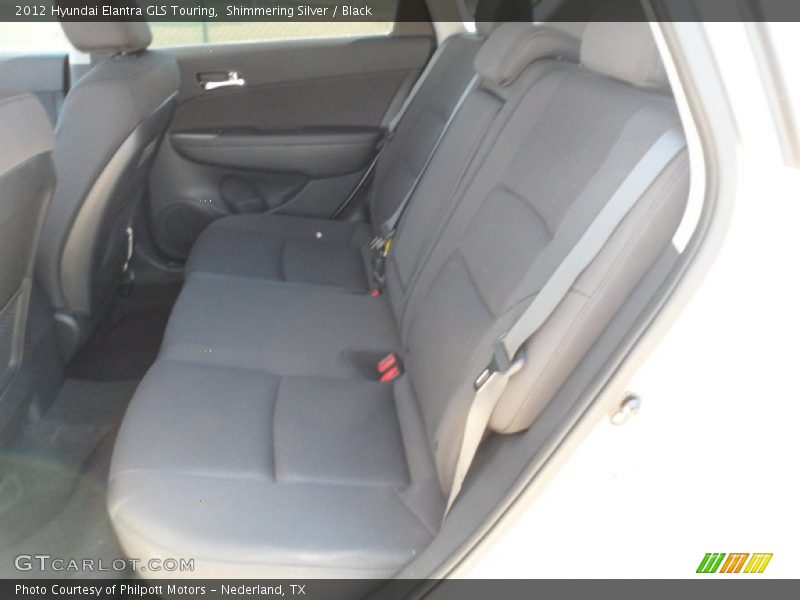 Shimmering Silver / Black 2012 Hyundai Elantra GLS Touring