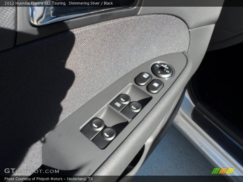 Shimmering Silver / Black 2012 Hyundai Elantra GLS Touring