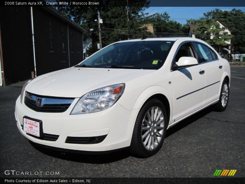 Cream White / Morocco Brown 2008 Saturn Aura XR