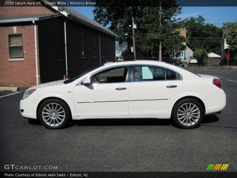 Cream White / Morocco Brown 2008 Saturn Aura XR