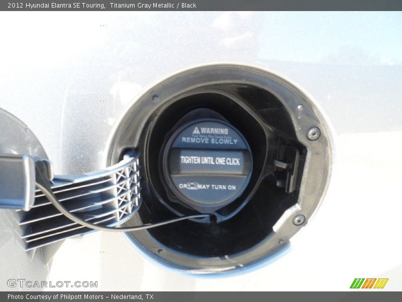 Titanium Gray Metallic / Black 2012 Hyundai Elantra SE Touring