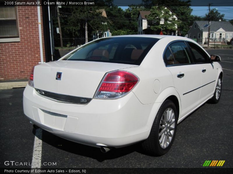 Cream White / Morocco Brown 2008 Saturn Aura XR