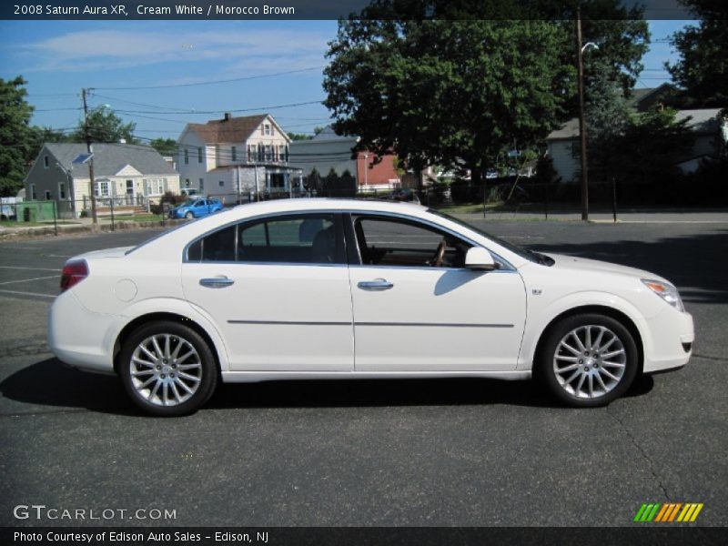 Cream White / Morocco Brown 2008 Saturn Aura XR
