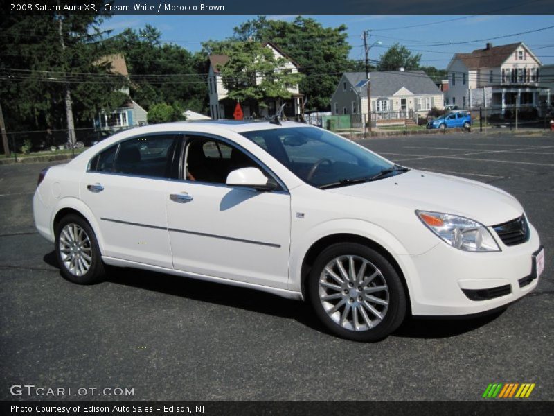 Cream White / Morocco Brown 2008 Saturn Aura XR